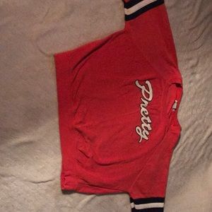 A sweater that says pretty